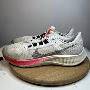 Nike Air Zoom Pegasus 38 Mens Size 13 White Pink Running Shoe Sneaker DJ5397-100